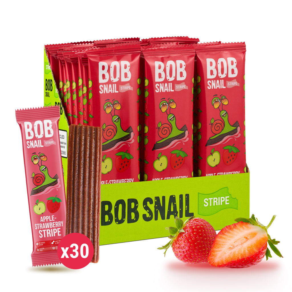 Bob Snail Fruchtstreifen Apfel-Erdbeere 14 g