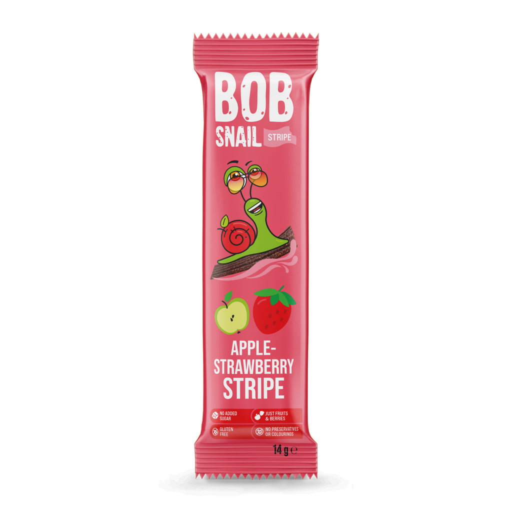 Bob Snail Fruchtstreifen Apfel-Erdbeere 14 g