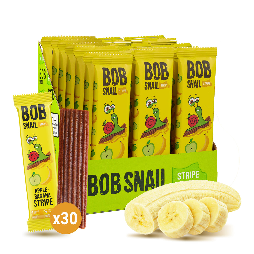 Bob Snail Fruchtstreifen Apfel-Banane 14 g