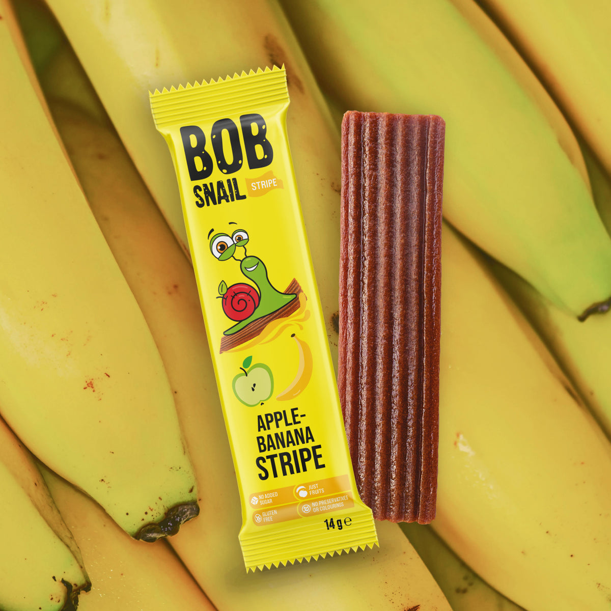 Bob Snail Fruchtstreifen Apfel-Banane 14 g