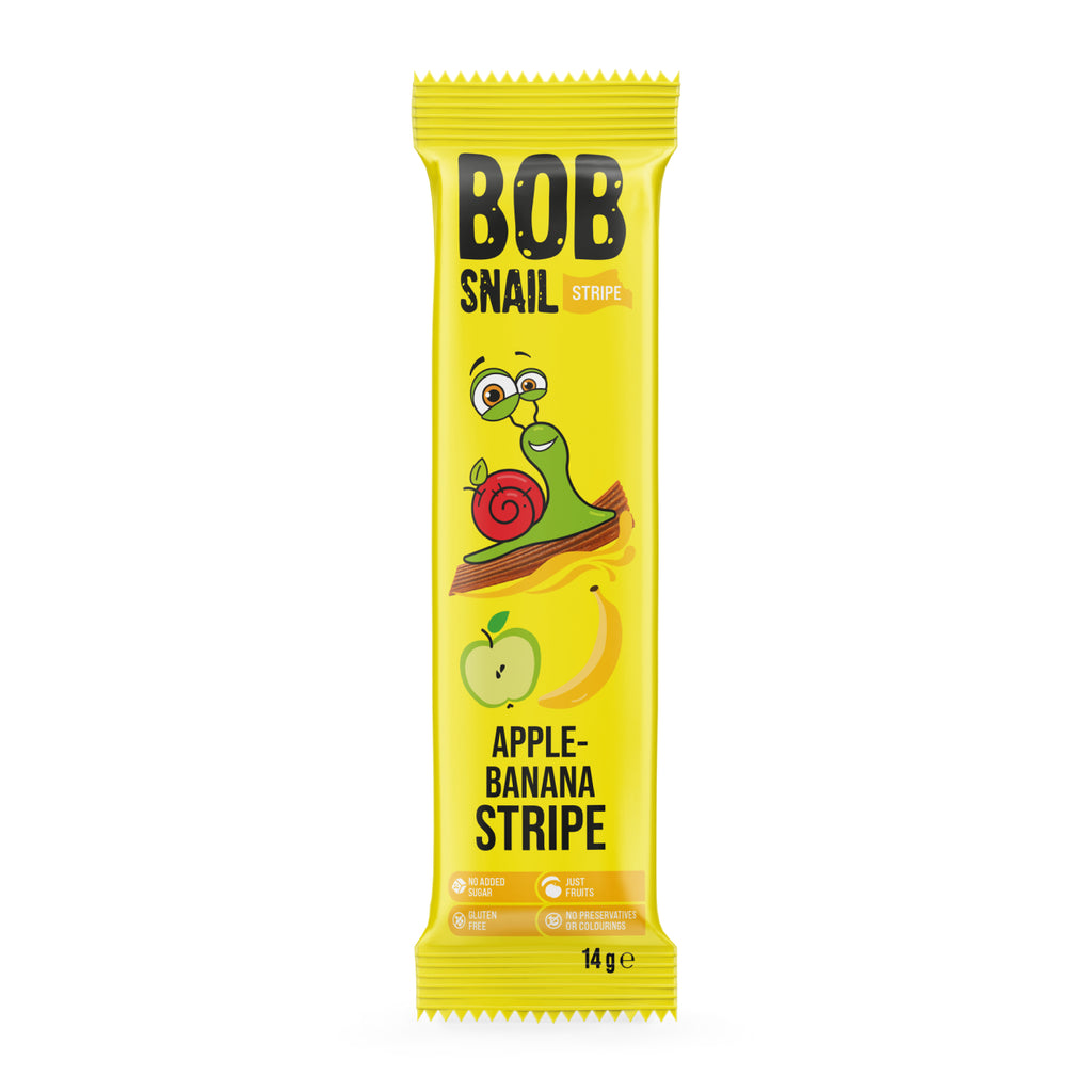 Bob Snail Fruchtstreifen Apfel-Banane 14 g