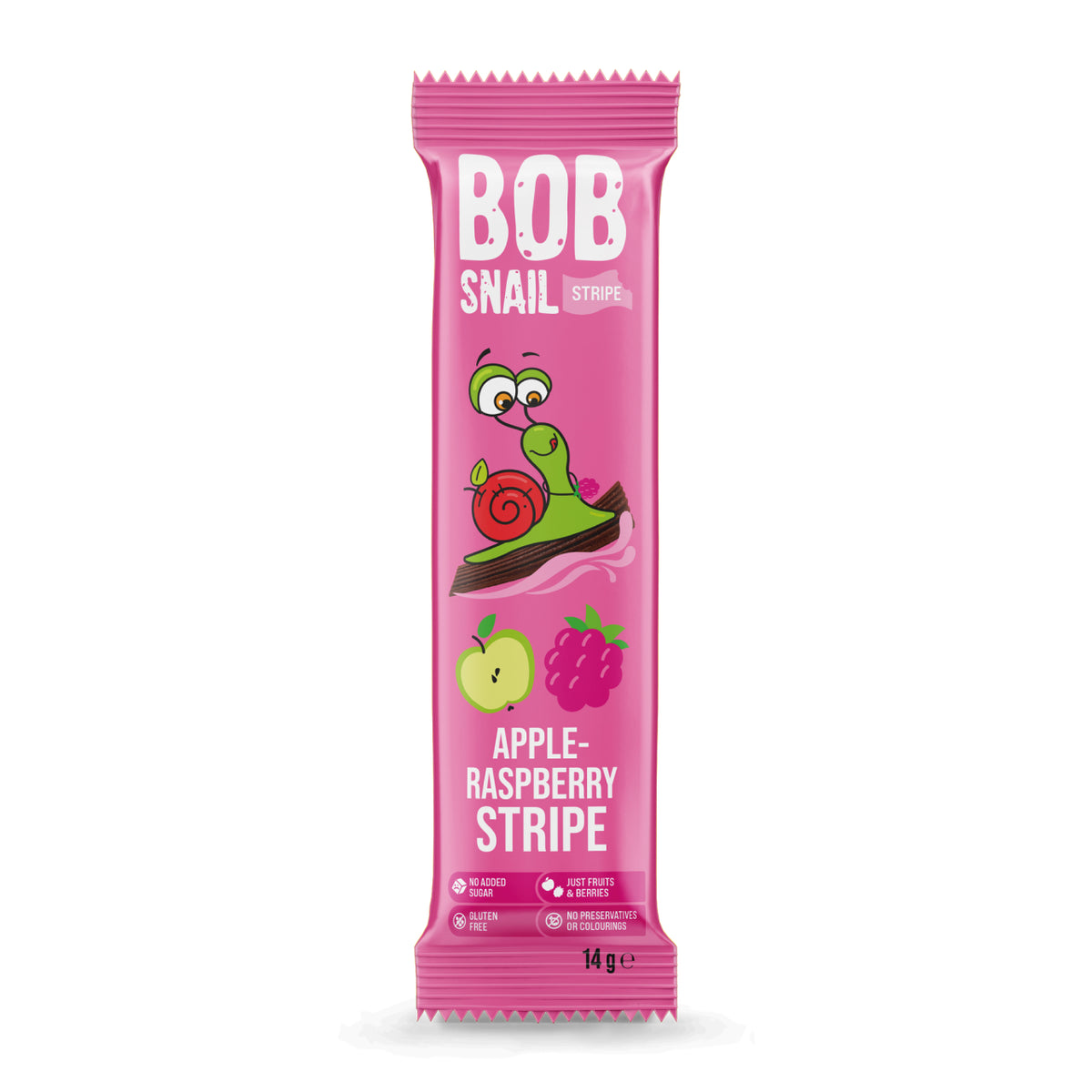 Bob Snail Fruchtstreifen Apfel-Himbeere 14 g