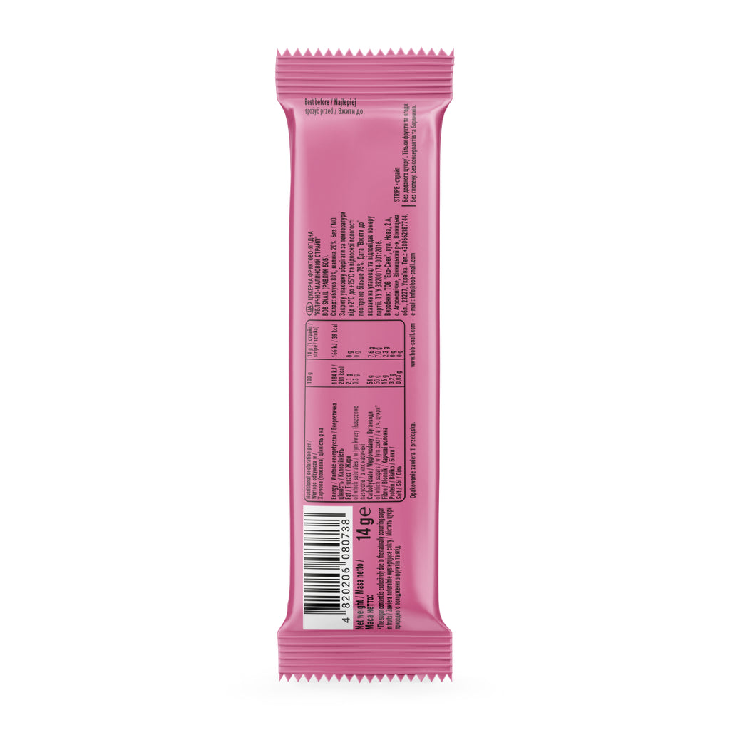Bob Snail Fruchtstreifen Apfel-Himbeere 14 g
