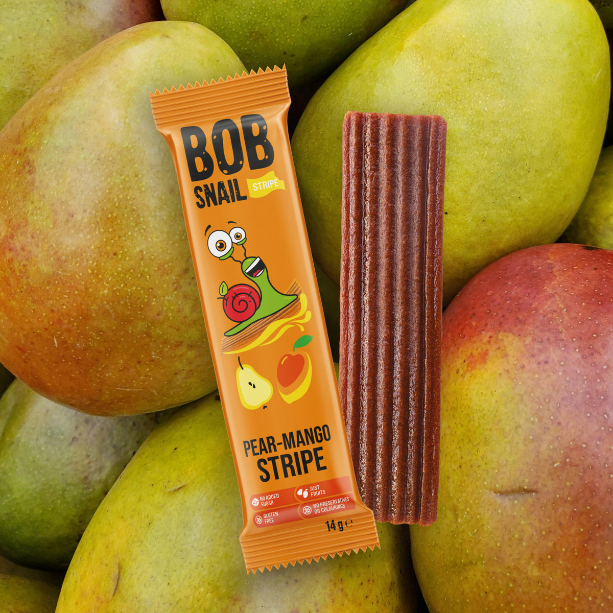 Bob Snail Fruchtstreifen Birne-Mango 14 g