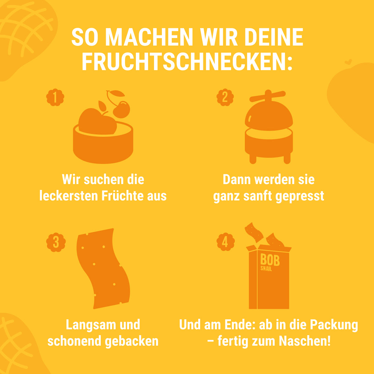 Bob Snail Fruchtstreifen Birne-Mango 14 g
