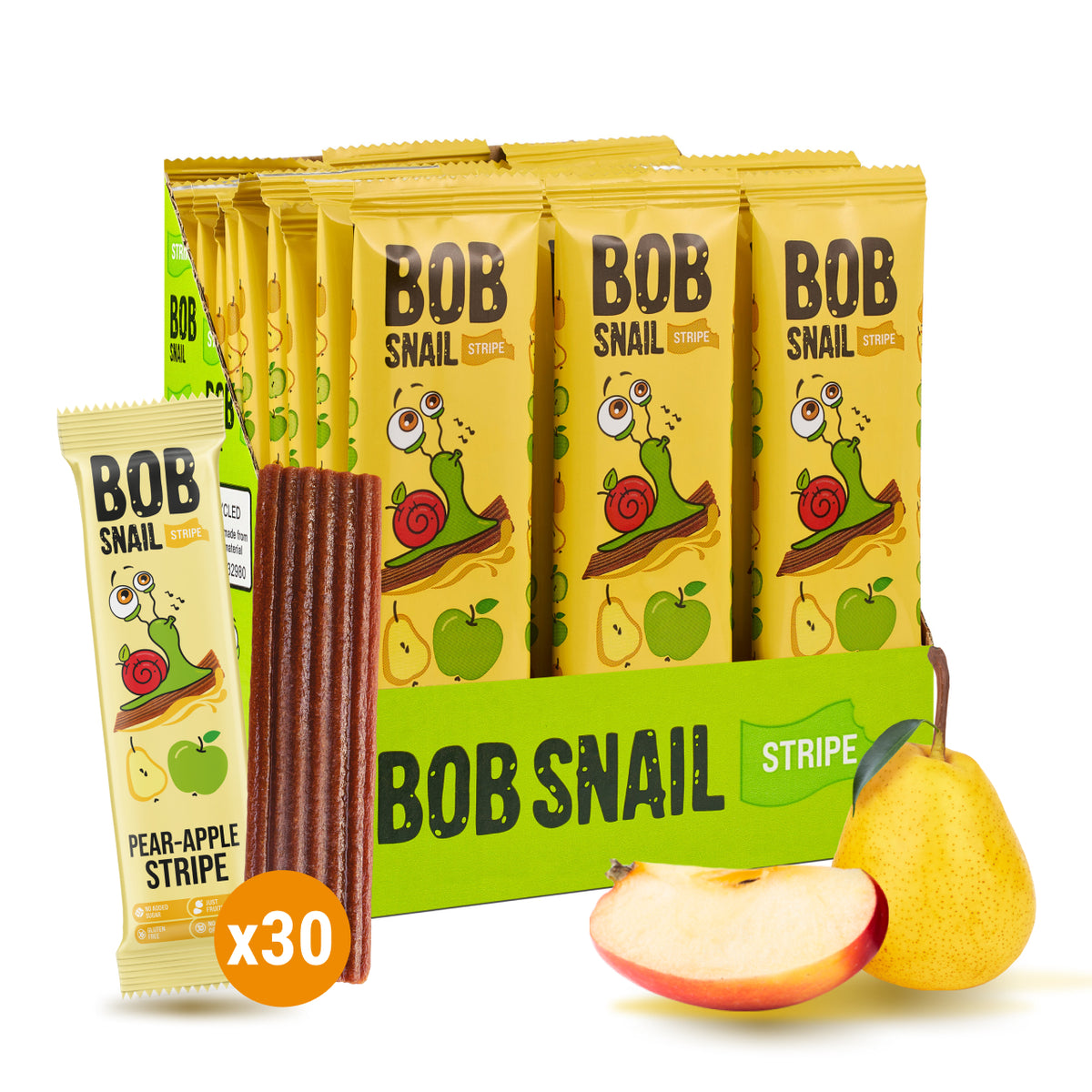 Bob Snail Fruchtstreifen Apfel-Birne 14 g
