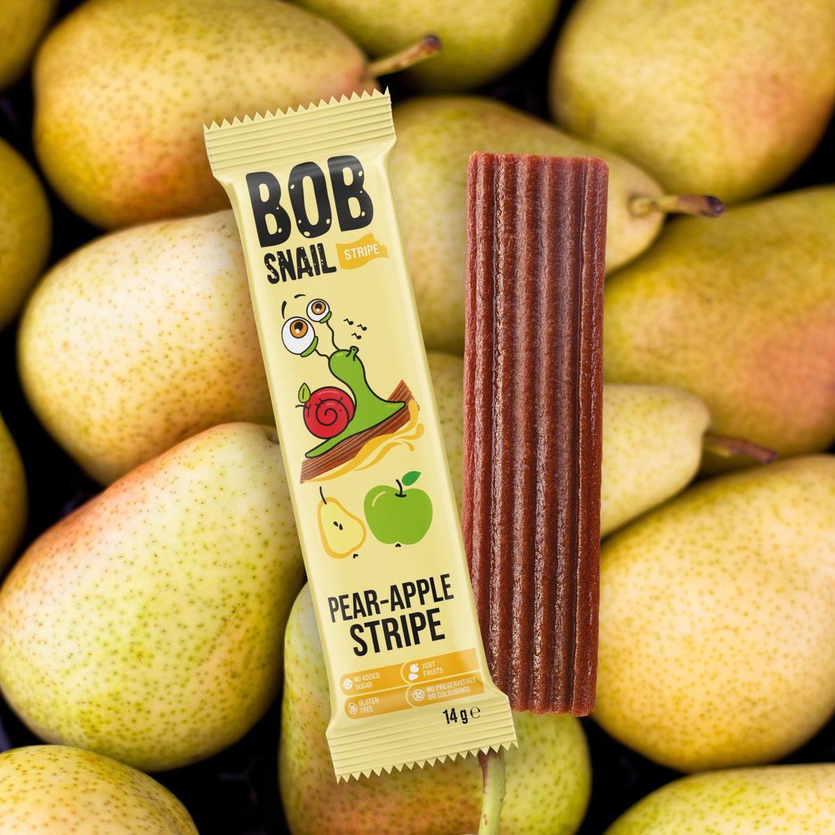 Bob Snail Fruchtstreifen Apfel-Birne 14 g