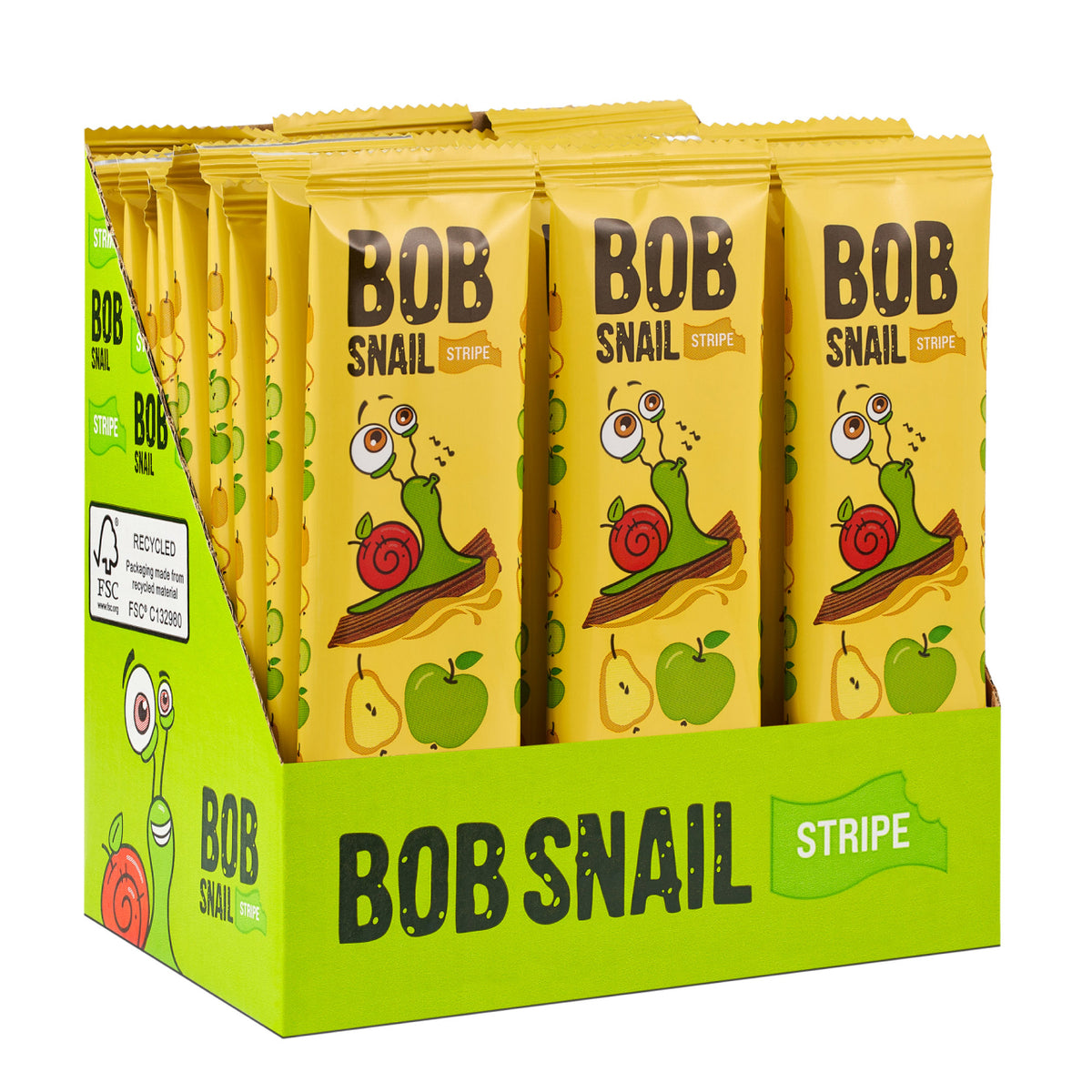 Bob Snail Fruchtstreifen Apfel-Birne 14 g
