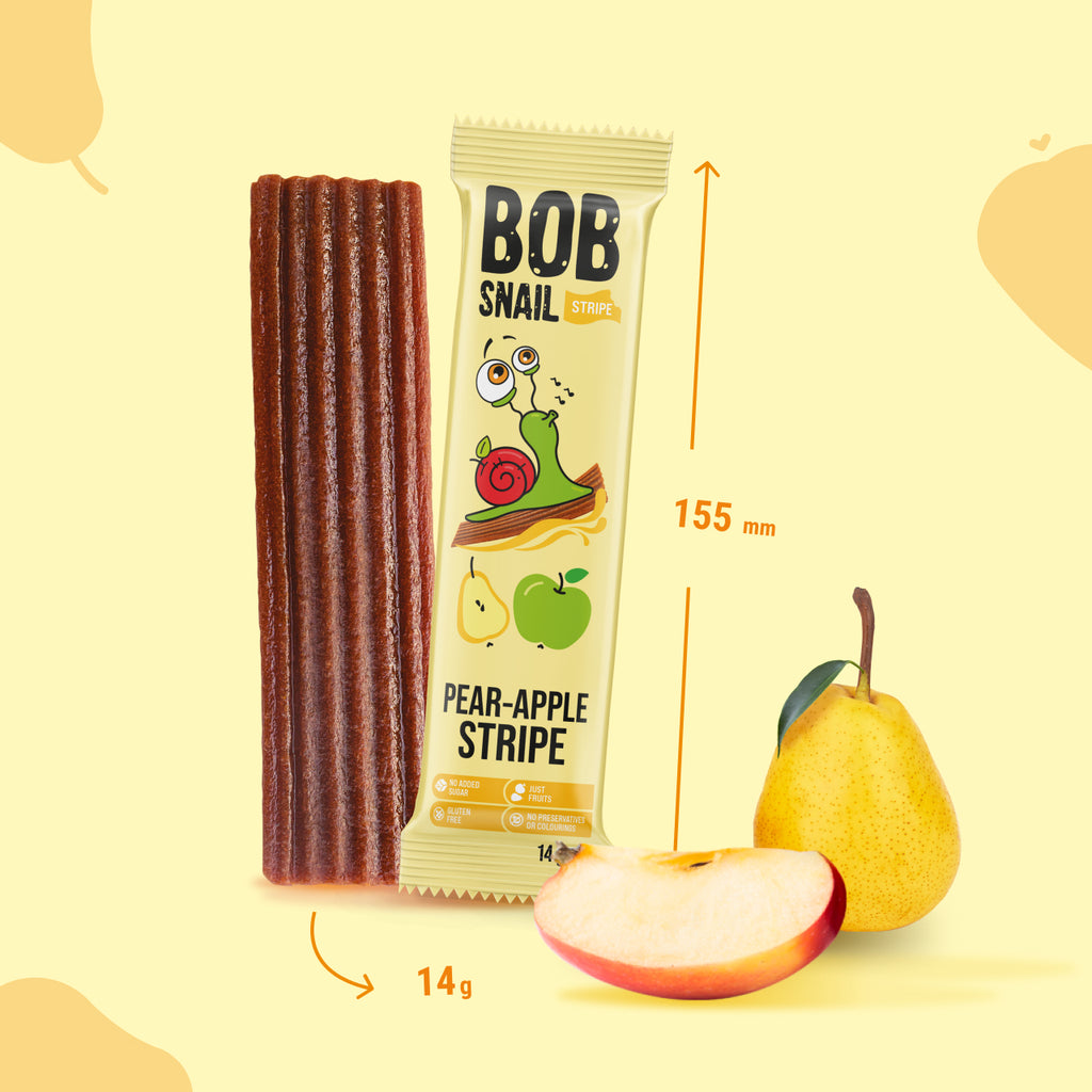 Bob Snail Fruchtstreifen Apfel-Birne 14 g