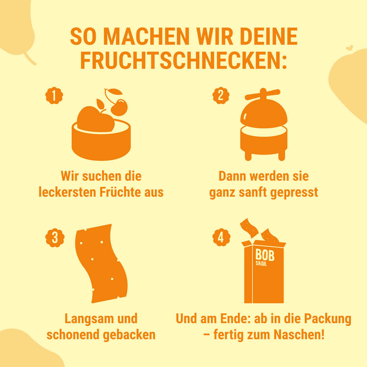Bob Snail Fruchtstreifen Apfel-Birne 14 g