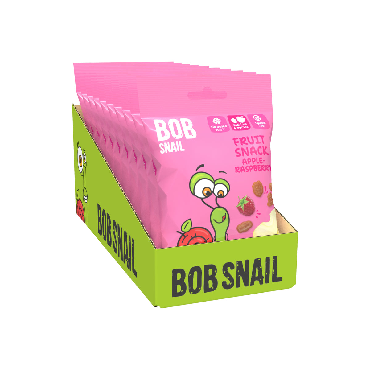 Bob Snail Fruchtsnack Apfel-Himbeere 40 g