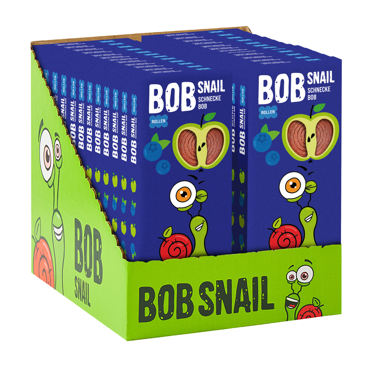 Bob Snail Fruchtrollen Apfel-Heidelbeere 30 g