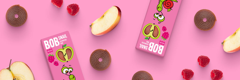 Bob Snail Fruchtrollen Apfel-Himbeere 30 g