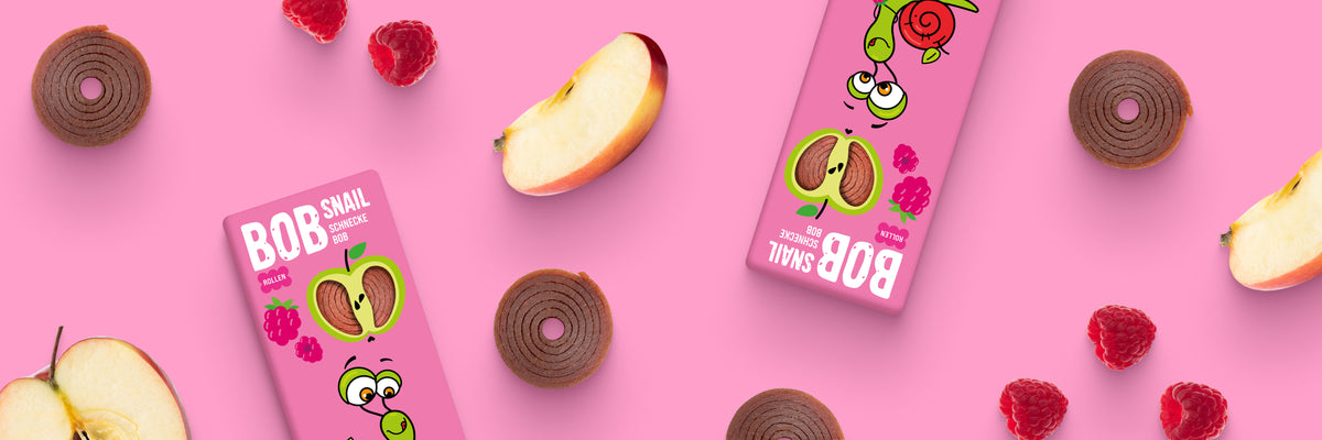 Bob Snail Fruchtrollen Apfel-Himbeere 30 g