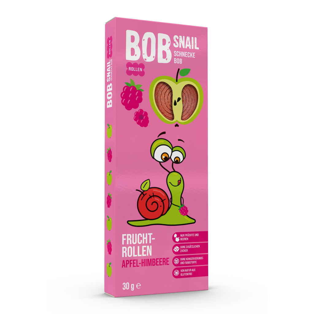 Bob Snail Fruchtrollen Apfel-Himbeere 30 g