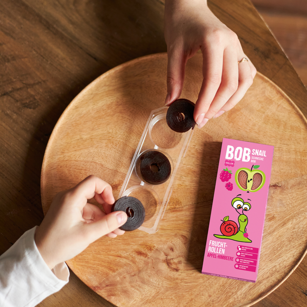 Bob Snail Fruchtrollen Apfel-Himbeere 30 g
