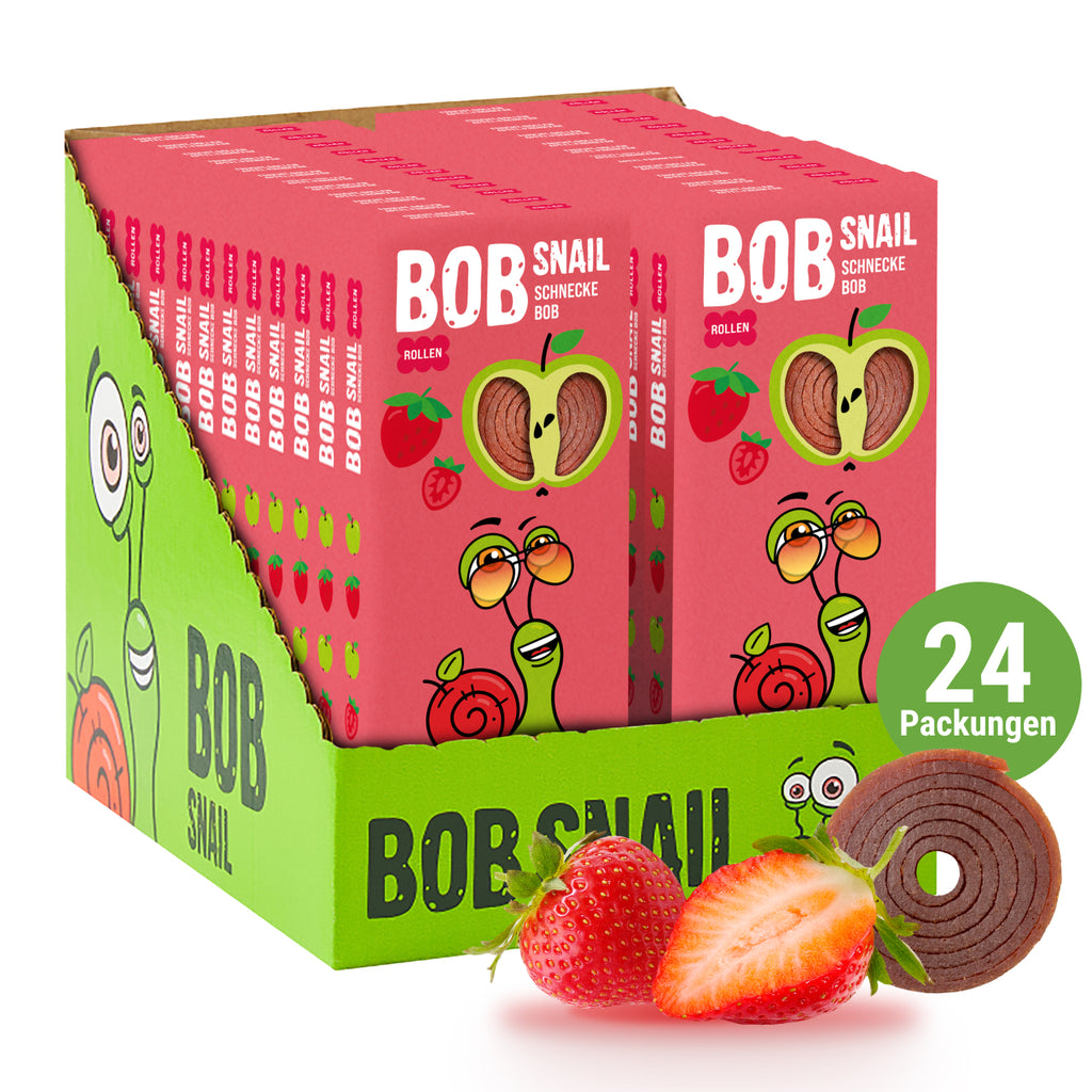 Bob Snail Fruchtrollen Apfel-Erdbeere 30 g
