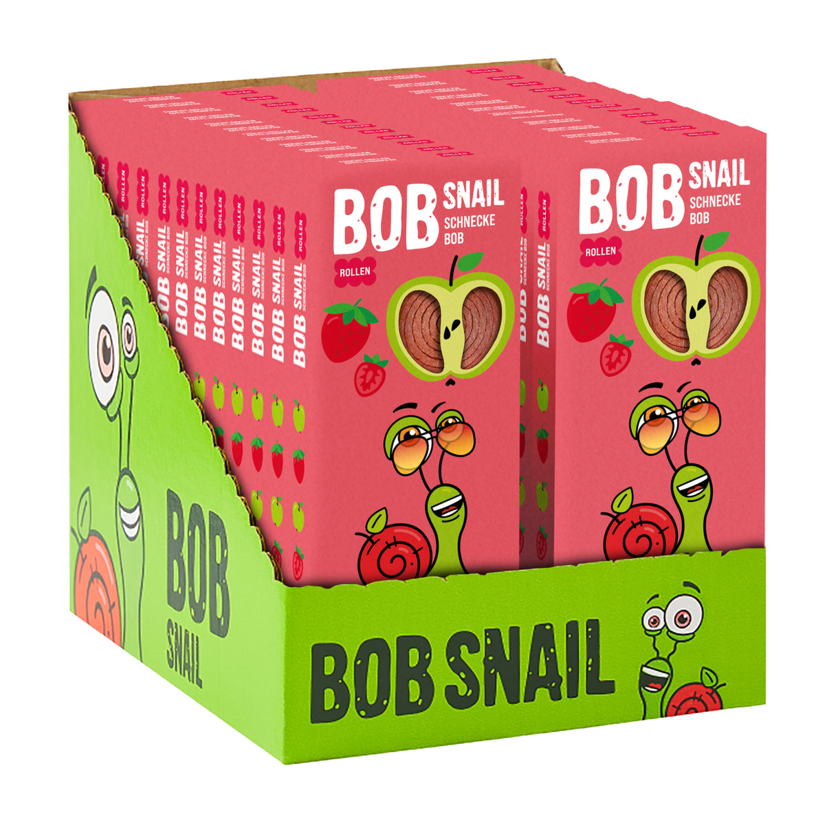 Bob Snail Fruchtrollen Apfel-Erdbeere 30 g