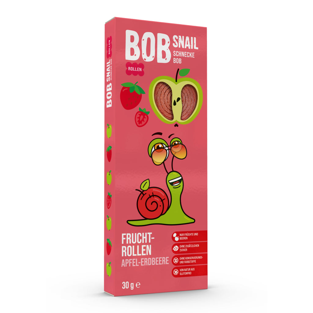 Bob Snail Fruchtrollen Apfel-Erdbeere 30 g