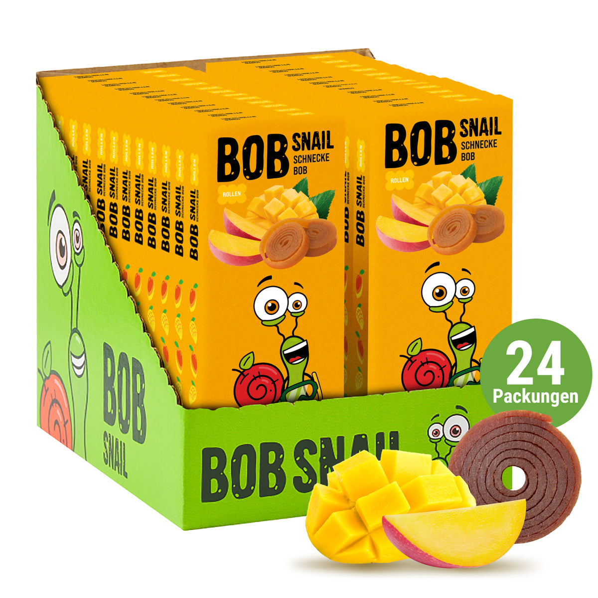 Bob Snail Fruchtrollen Mango 30 g