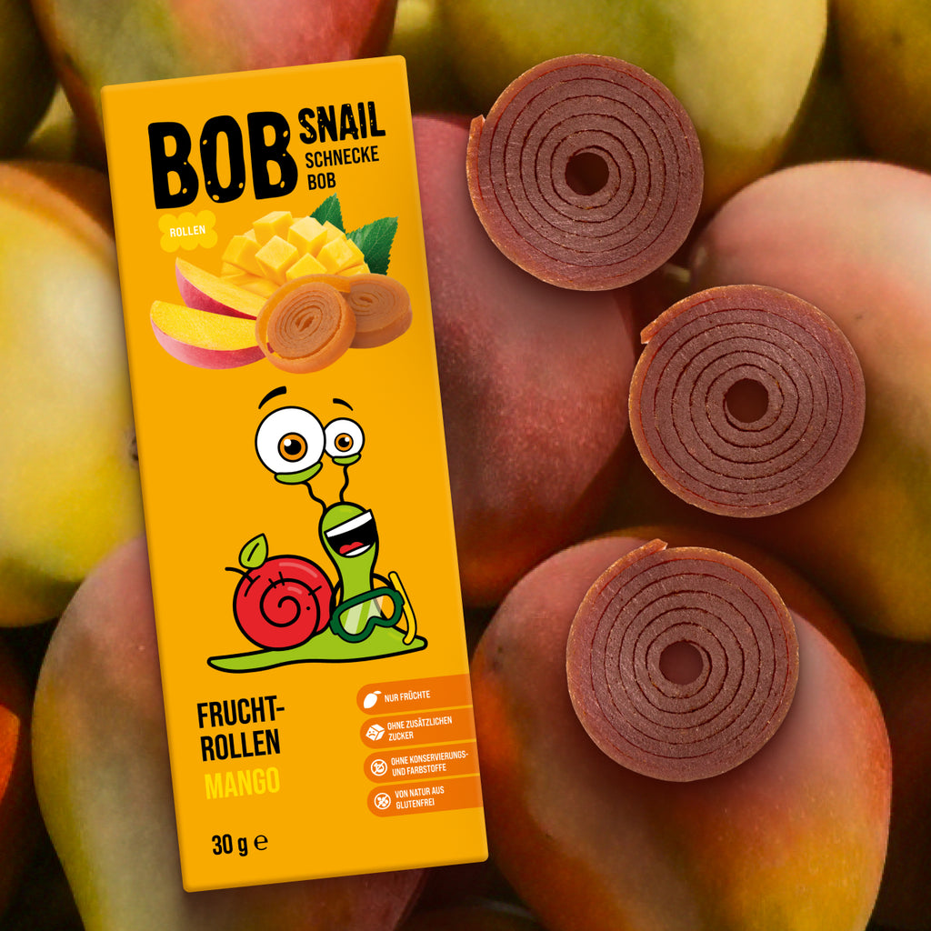 Bob Snail Fruchtrollen Mango 30 g