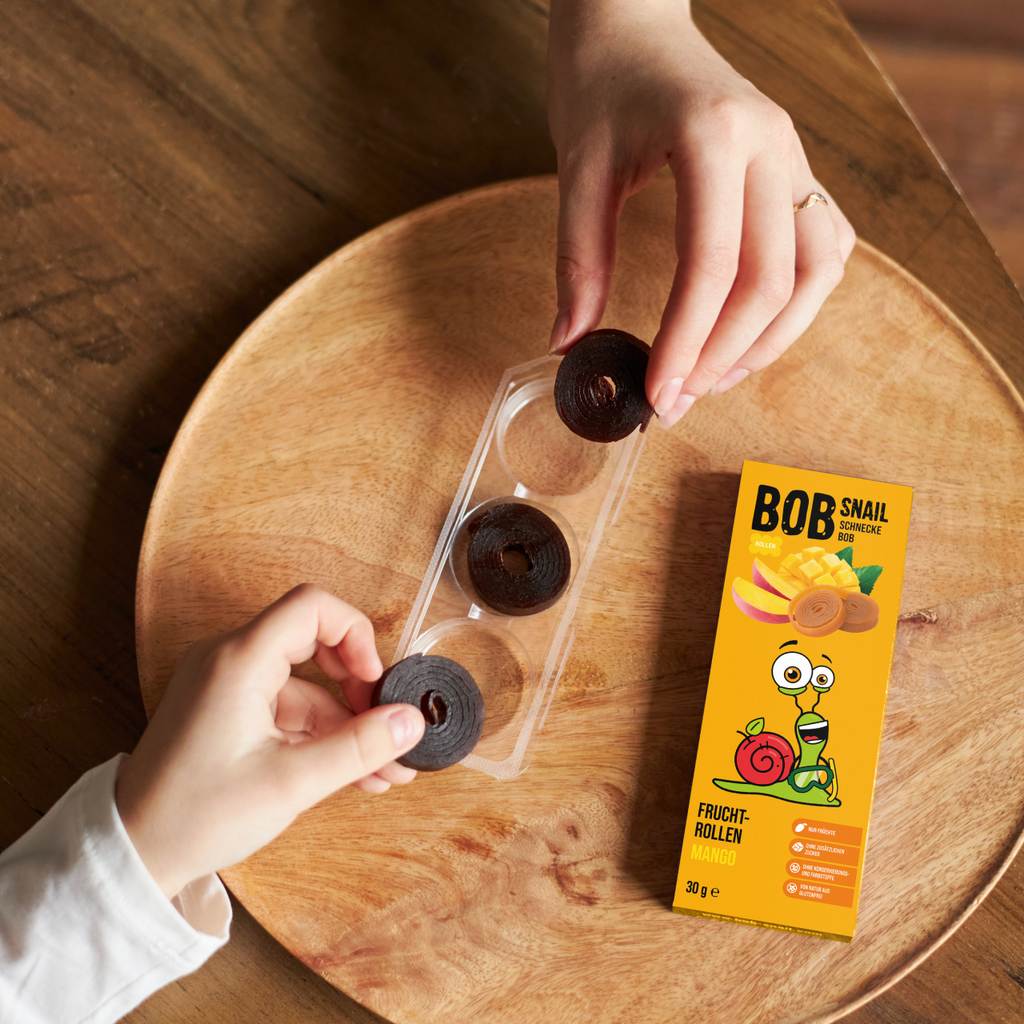 Bob Snail Fruchtrollen Mango 30 g