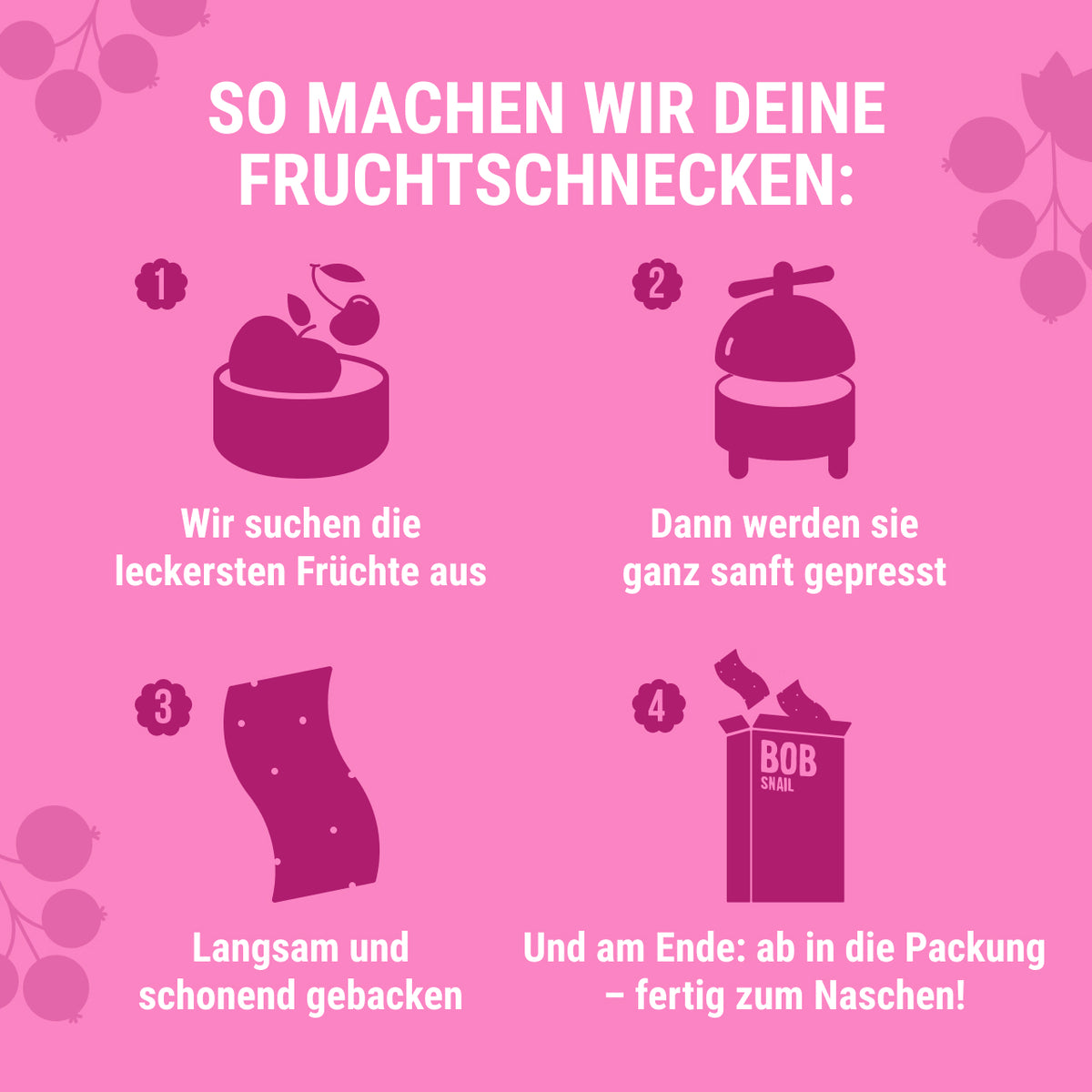 Bob Snail Fruchtstreifen Apfel-Schwarze Johannisbeere 14 g