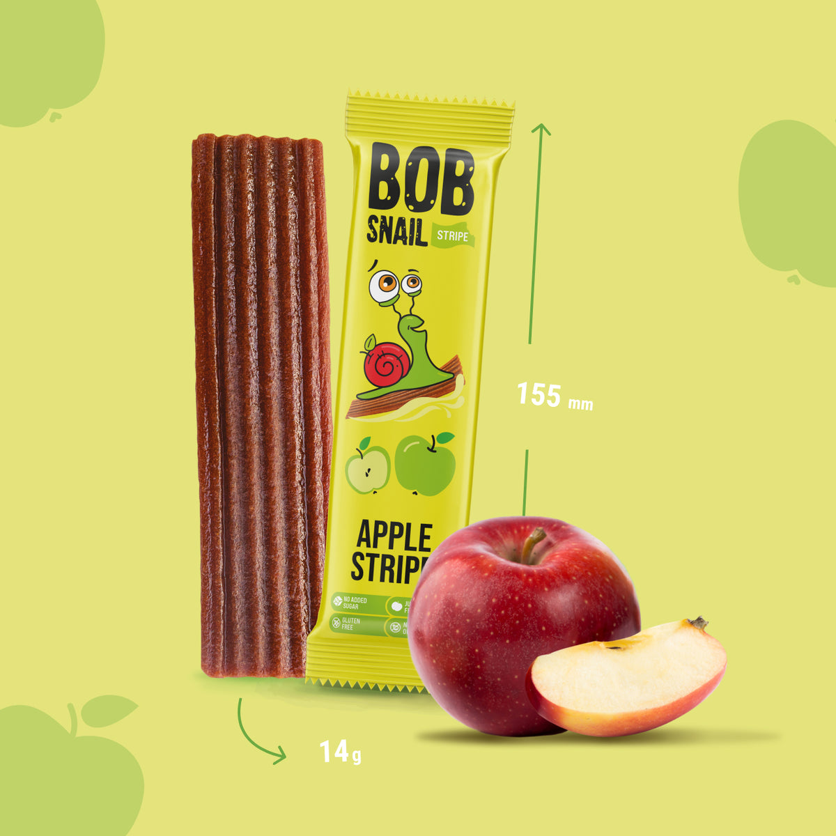 Bob Snail Fruchtstreifen Apfel 14 g