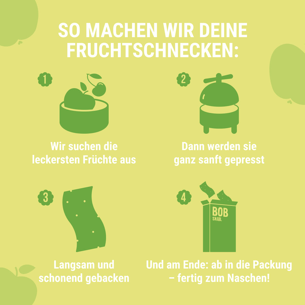 Bob Snail Fruchtstreifen Apfel 14 g