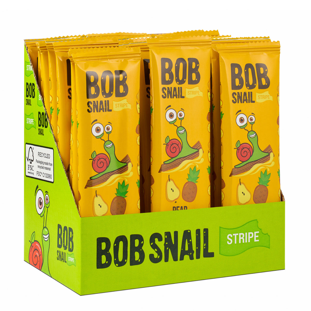 Bob Snail Fruchtstreifen Birne-Ananas 14 g