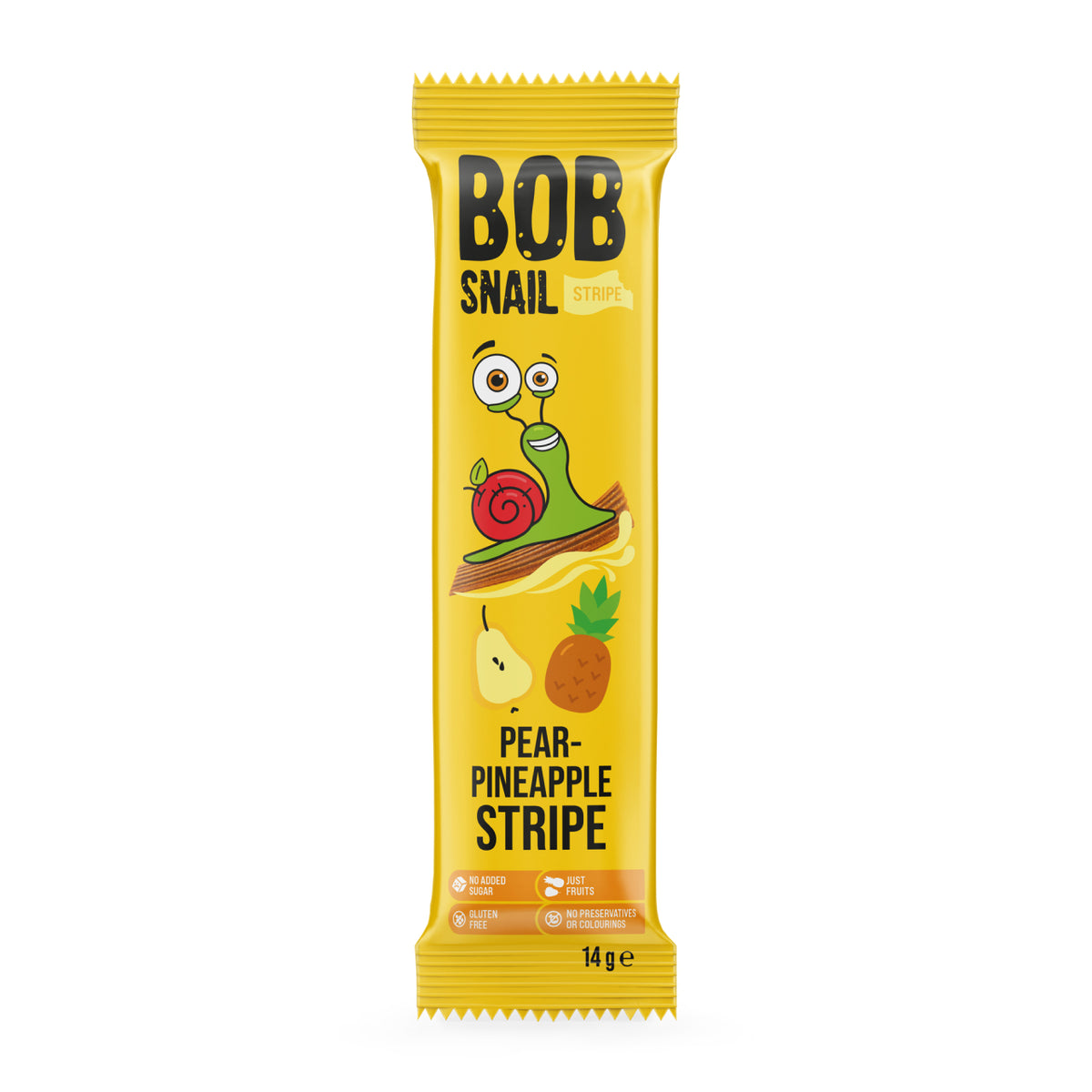 Bob Snail Fruchtstreifen Birne-Ananas 14 g