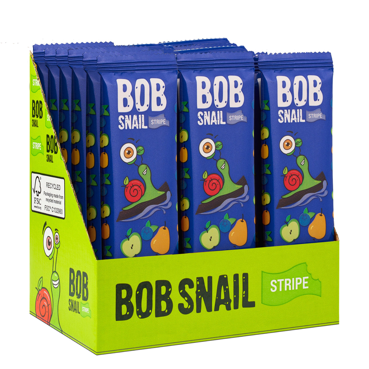 Bob Snail Fruchtstreifen Apfel-Birne-Heidelbeere 14 g