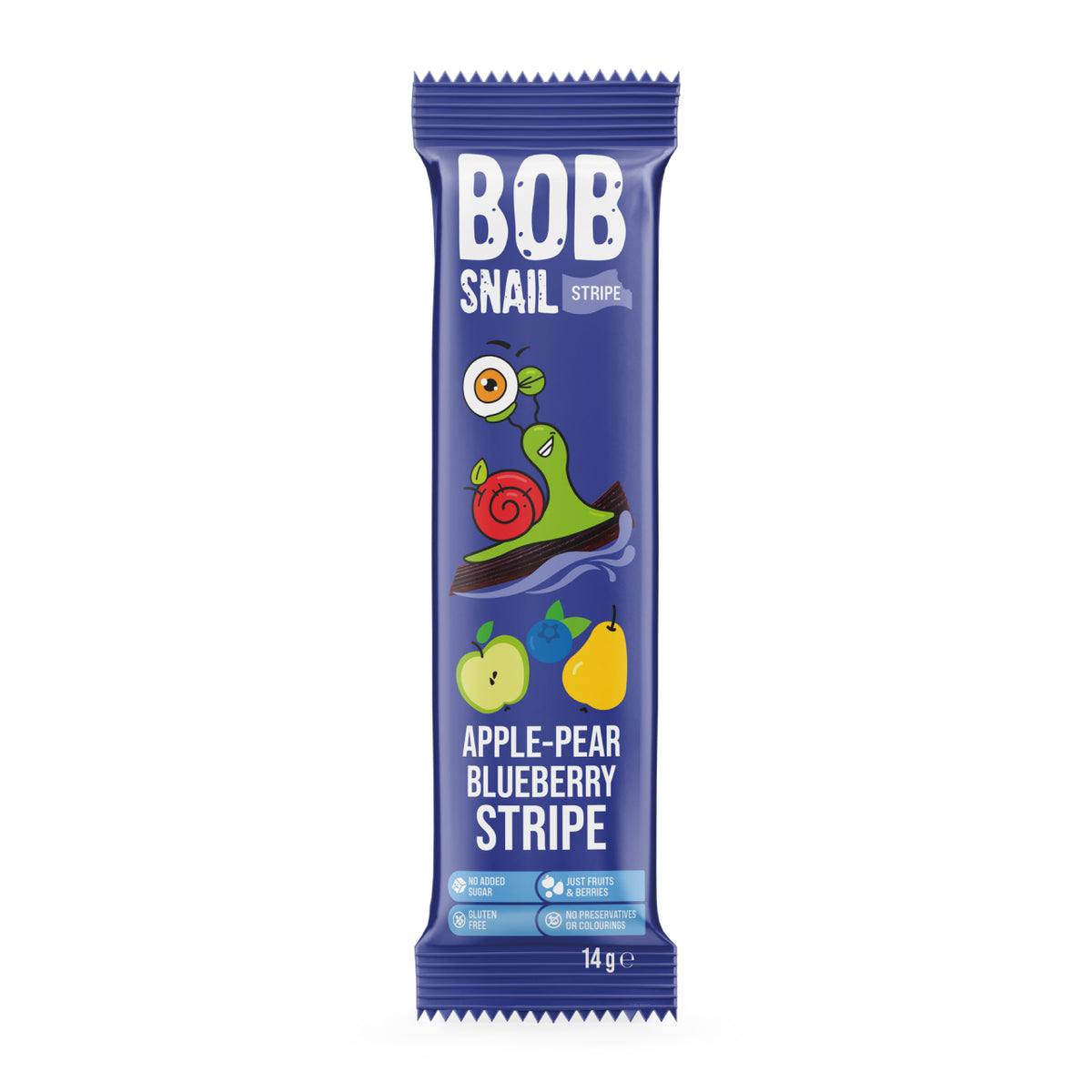 Bob Snail Fruchtstreifen Apfel-Birne-Heidelbeere 14 g