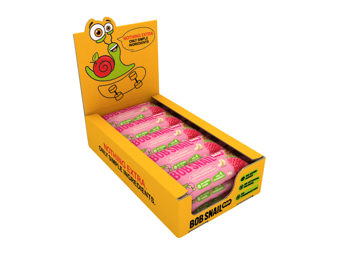 Bob Snail Fruchtriegel Apfel-Himbeere / Cashew / Quinoa-Crisps 35 g
