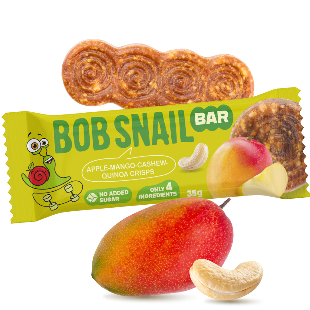 Bob Snail Fruchtriegel Mango-Apfel / Cashew / Quinoa-Crisps 35 g
