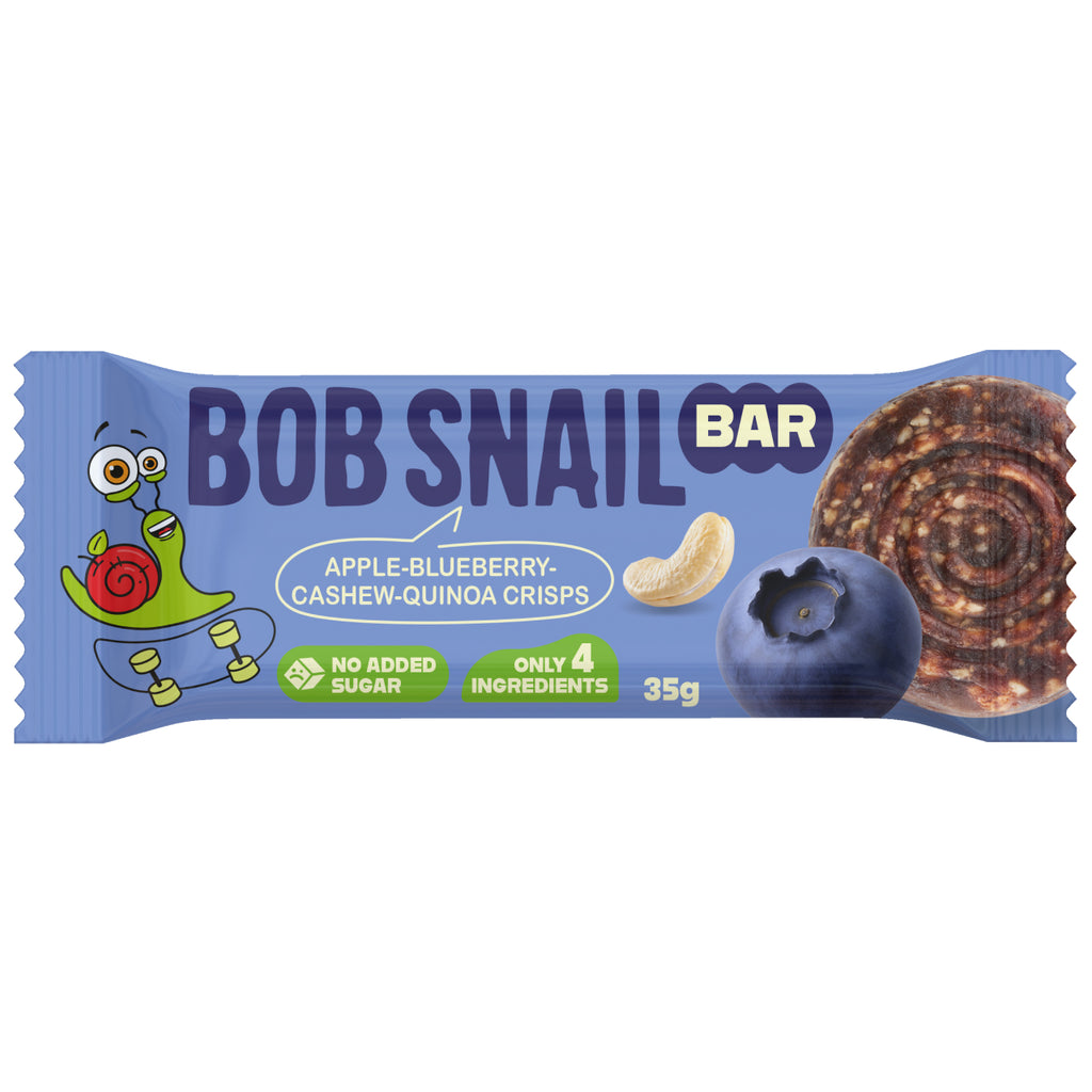 Bob Snail Fruchtriegel Apfel-Heidelbeere / Cashew / Quinoa-Crisps 35 g