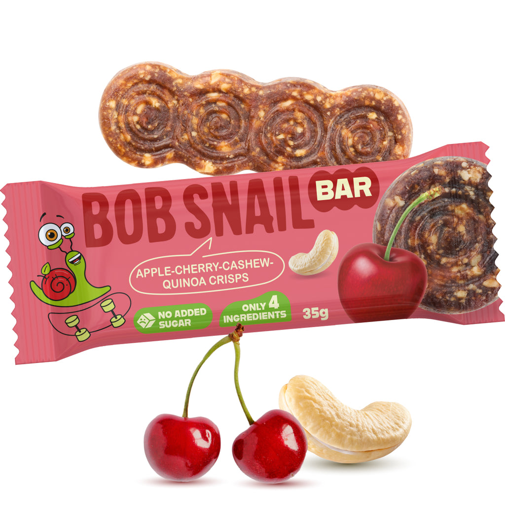 Bob Snail Fruchtriegel Apfel-Kirsche / Cashew / Quinoa-Crisps 35 g