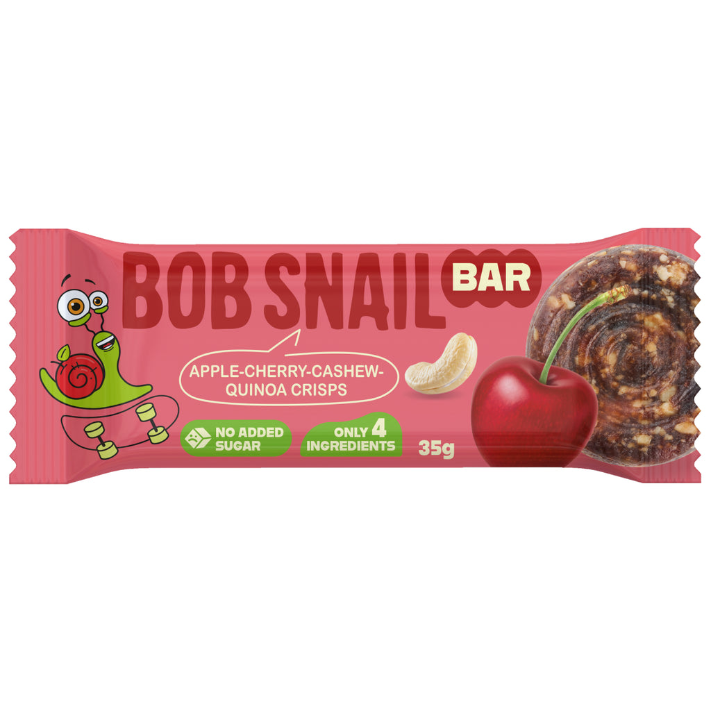 Bob Snail Fruchtriegel Apfel-Kirsche / Cashew / Quinoa-Crisps 35 g