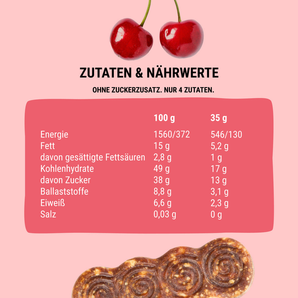 Bob Snail Fruchtriegel Apfel-Kirsche / Cashew / Quinoa-Crisps 35 g