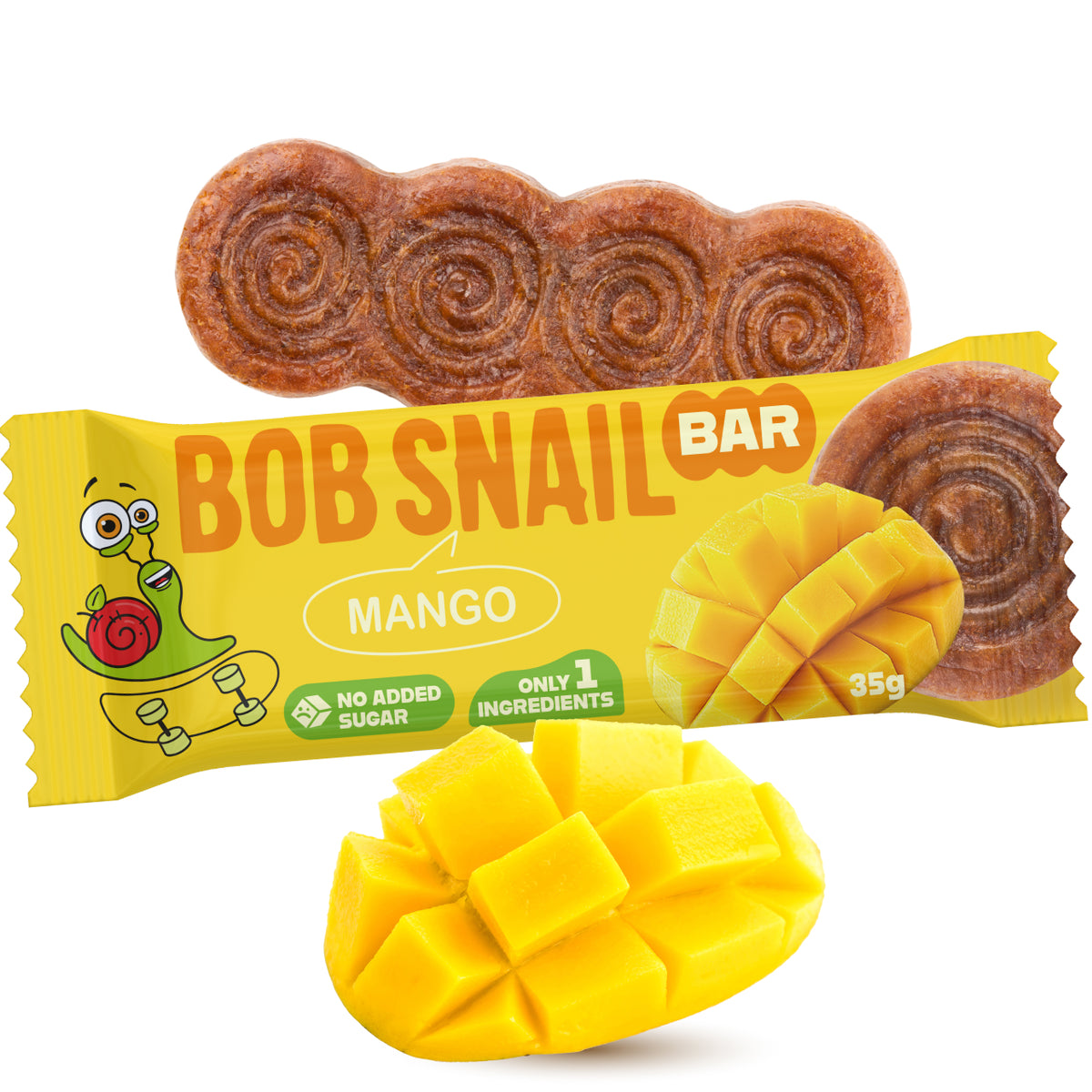 Bob Snail Fruchtriegel Pure Mango 35 g