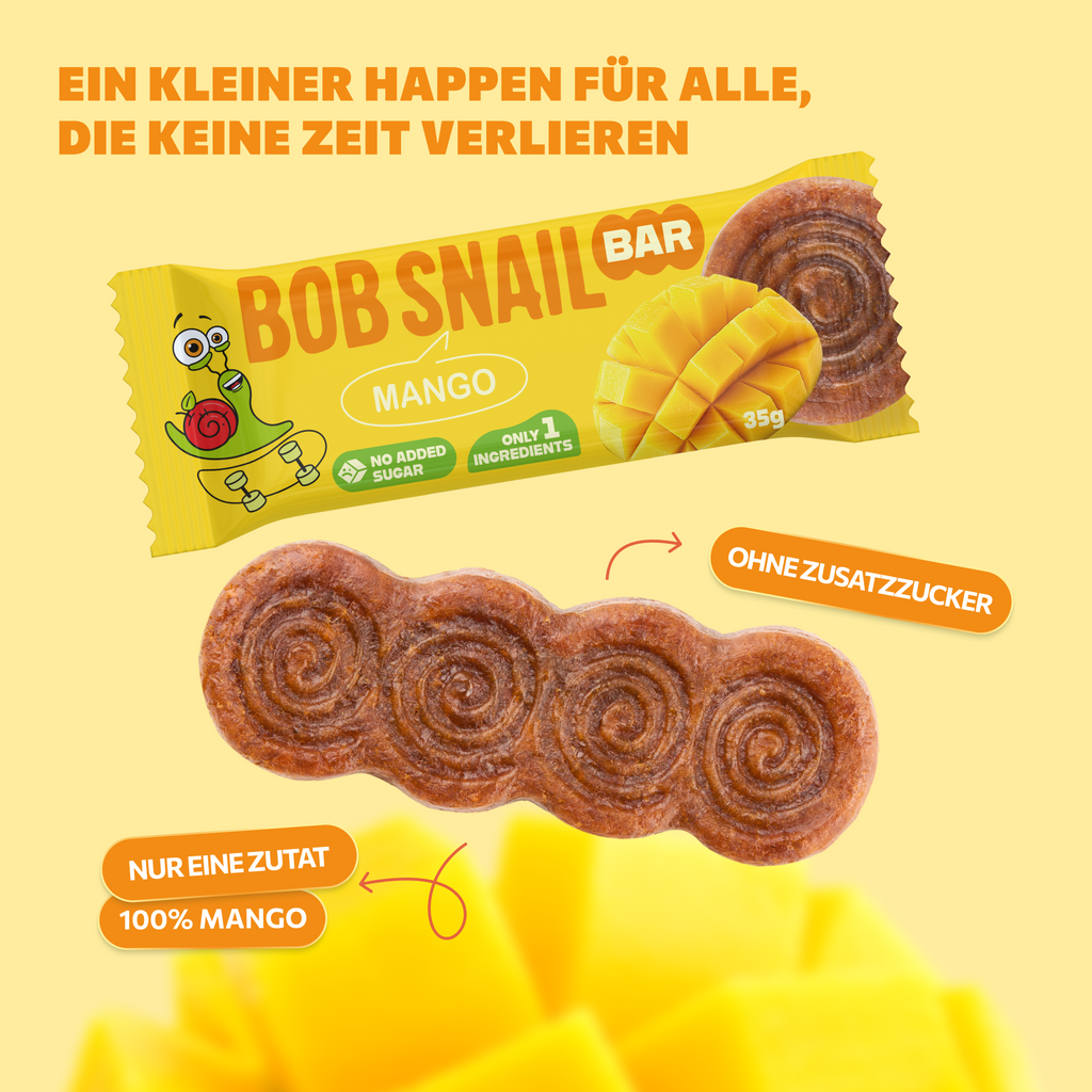 Bob Snail Fruchtriegel Pure Mango 35 g