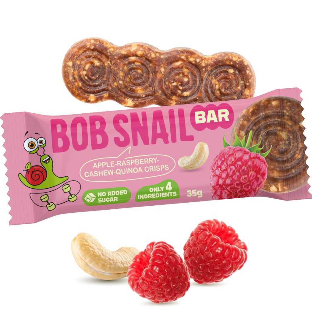 Bob Snail Fruchtriegel Apfel-Himbeere / Cashew / Quinoa-Crisps 35 g