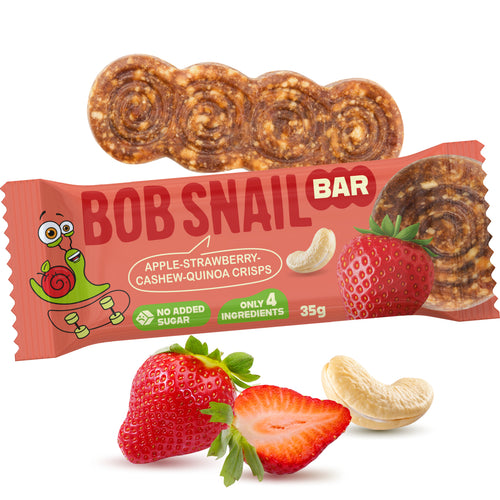 Bob Snail Fruchtriegel Apfel-Erdbeere / Cashew / Quinoa-Crisps 35 g