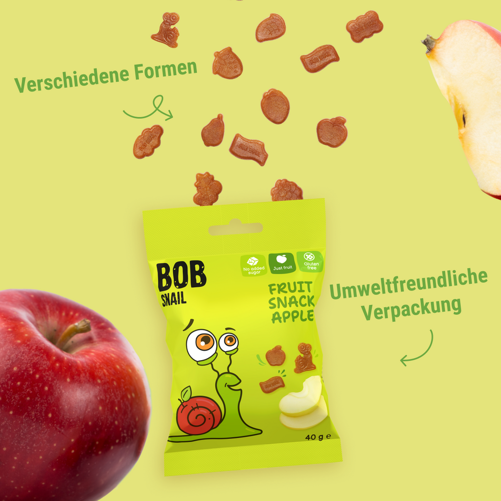 Bob Snail Fruchtsnack Apfel 40 g