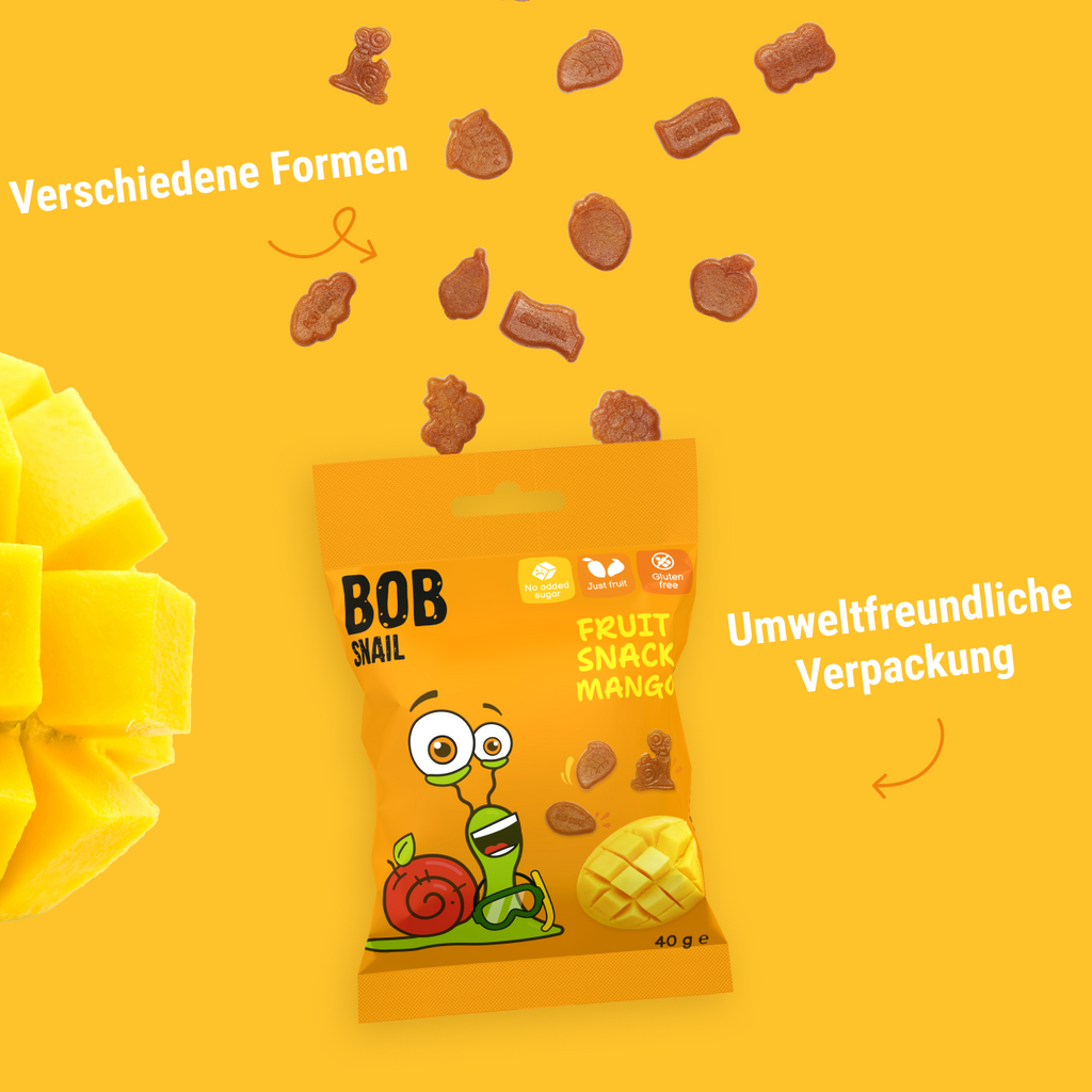 Bob Snail Fruchtsnack Mango 40 g