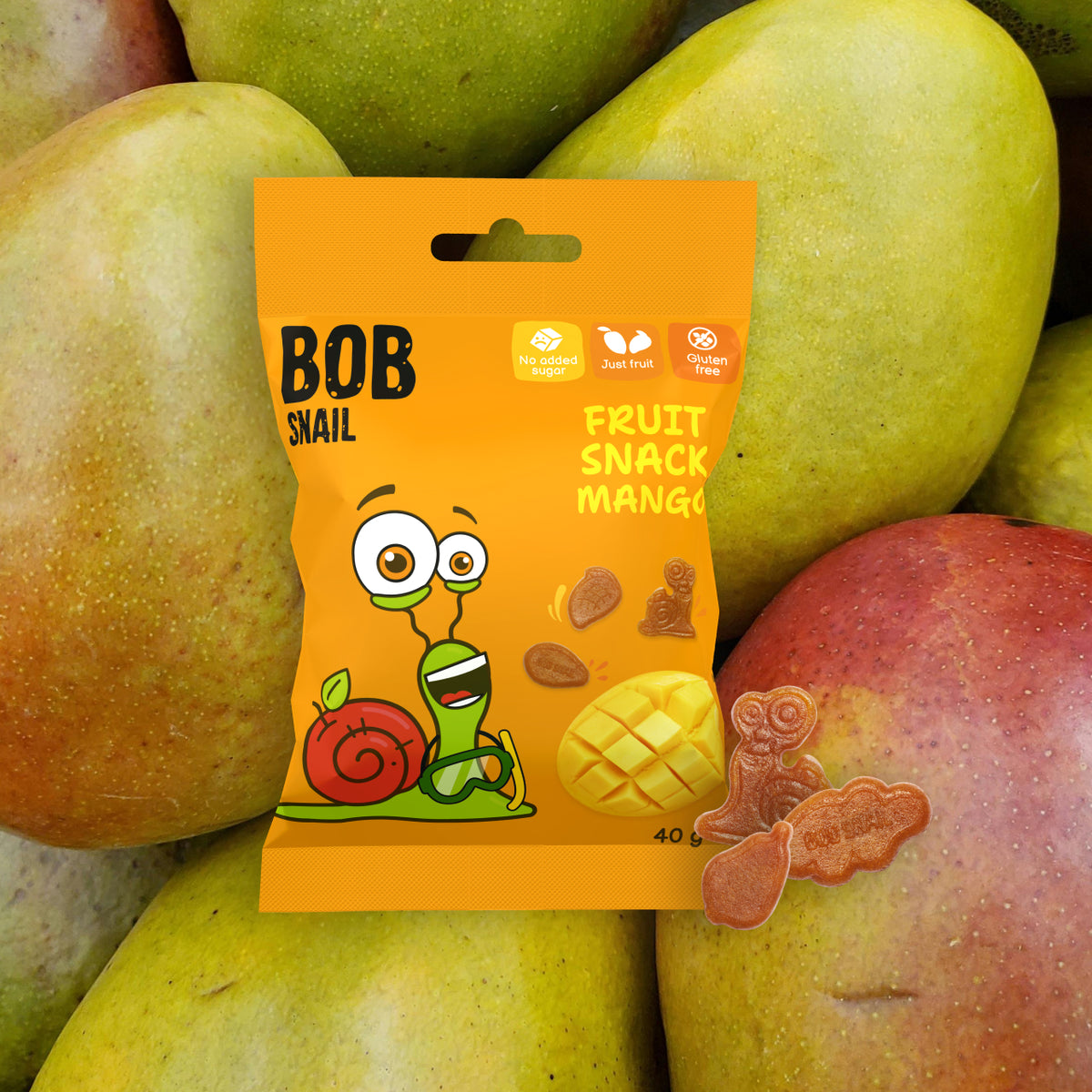 Bob Snail Fruchtsnack Mango 40 g