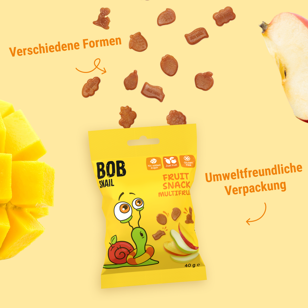 Bob Snail Fruchtsnack Multifrucht 40 g