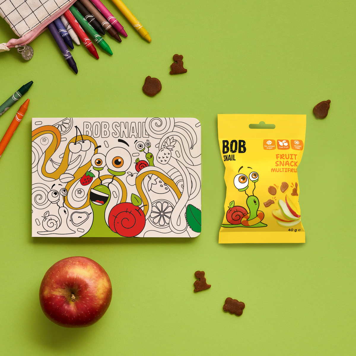 Bob Snail Fruchtsnack Multifrucht 40 g