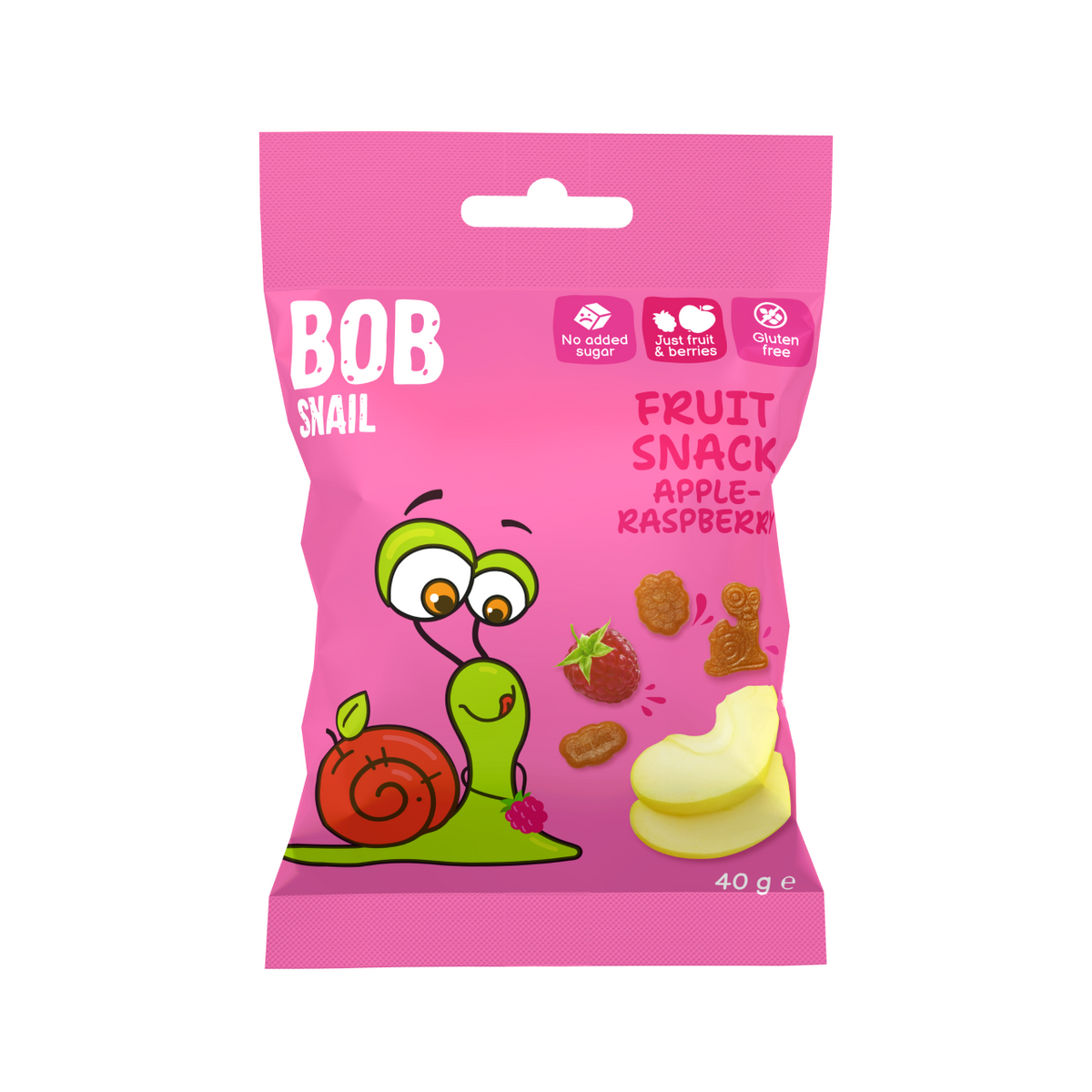 Bob Snail Fruchtsnack Apfel-Himbeere 40 g