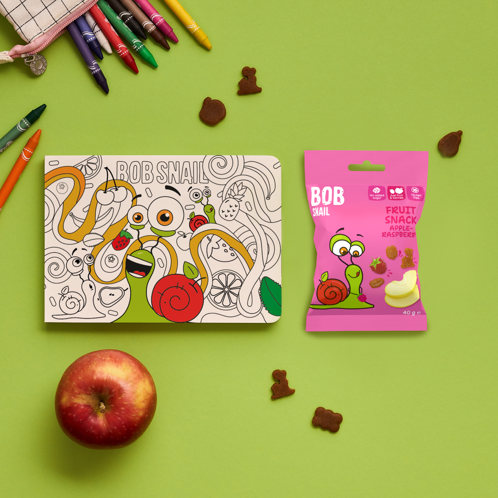 Bob Snail Fruchtsnack Apfel-Himbeere 40 g